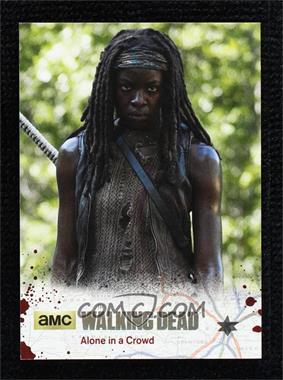 2016 Cryptozoic The Walking Dead Season 4 Part 2 - [Base] - Silver Foil #32 - Alone in a Crowd /99