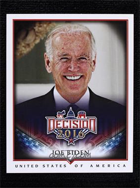 2016 Decision 2016 - Jumbo Box Topper #J12 - Joe Biden