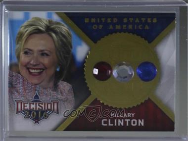 2016 Decision 2016 - Political Gems - Gold #G33 - Hillary Clinton [Noted]