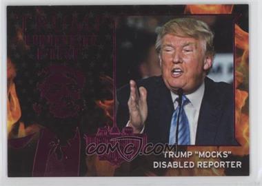 2016 Decision 2016 - Trump Under Fire - Pink #TUF8 - Trump "Mocks" Disabled Reporter