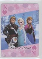 Elsa, Anna, Olaf, Kristoff