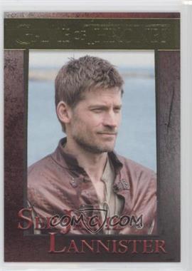 2016 Rittenhouse Game of Thrones Season 5 - [Base] - Gold Foil #43 - Ser Jaime Lannister /150