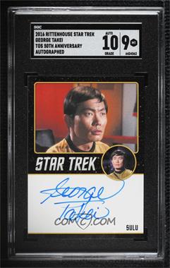 2016 Rittenhouse Star Trek 50 - Autographs #_GETA - George Takei as Sulu [SGC 9 MINT]