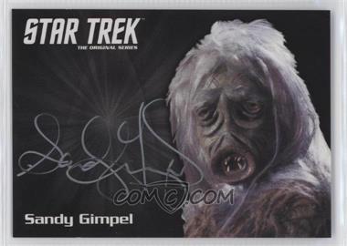 2016 Rittenhouse Star Trek 50 - Silver Ink Autographs #_SAGI - Sandy Gimpel as M-113 Creature