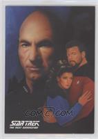 Picard, Riker and Troi