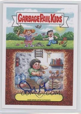 2016 Topps Garbage Pail Kids American as Apple Pie in Your Face - Americana Swept Under the Rug - Artist Autographs #6 - David Gross /25