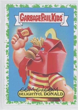 2016 Topps Garbage Pail Kids American as Apple Pie in Your Face - [Base] - Snot Splatter #8b - Delightful Donald