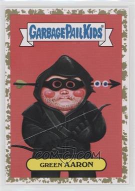 2016 Topps Garbage Pail Kids Prime Slime Trashy TV - Comic Book TV Series - Fool's Gold #1a - Green Aaron /50