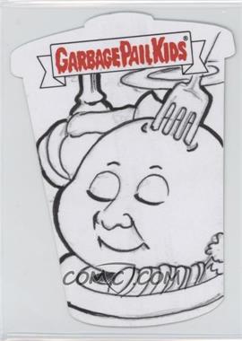 2016 Topps Garbage Pail Kids Prime Slime Trashy TV - Die-Cut Sketch Cards #_JOGR - Jon Gregory /1