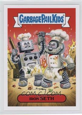 2016 Topps Garbage Pail Kids Prime Slime Trashy TV - Food TV Series #5b - Iron Seth