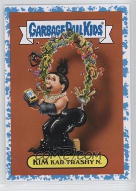 2016 Topps Garbage Pail Kids Prime Slime Trashy TV - Reality TV Series - Blue Spit #1a - Kim Kar Trashy N. /99