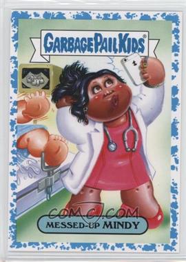 2016 Topps Garbage Pail Kids Prime Slime Trashy TV - Streaming TV Series Stickers - Blue Spit #5a - Messed-Up Mindy /99