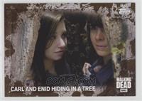 Carl and Enid Hiding in a Tree #/50