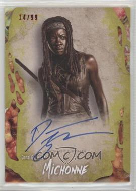 2016 Topps The Walking Dead Survival Box - Autographs - Infected #_DAGU - Danai Gurira as Michonne /99