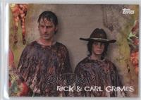 Rick & Carl Grimes #/99