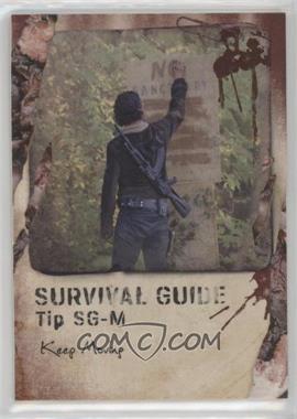 2016 Topps The Walking Dead Survival Box - Survival Guide - Rotten #SG-M - Keep Moving /25