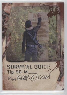2016 Topps The Walking Dead Survival Box - Survival Guide - Rotten #SG-M - Keep Moving /25 [EX to NM]