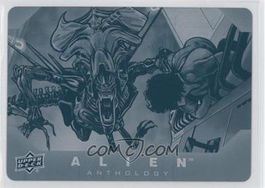 2016 Upper Deck Alien Anthology - [Base] - Printing Plates Cyan #49 - Out into Space /1