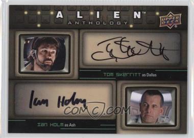 2016 Upper Deck Alien Anthology - Dual Actor Autographs #DA-HS - Tom Skerrit as Dallas, Ian Holm as Ash