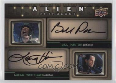 2016 Upper Deck Alien Anthology - Dual Actor Autographs #DA-PH - Bill Paxton as Hudson, Lance Henriksen as Bishop