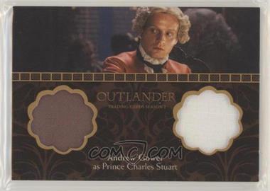 2017 Cryptozoic Outlander Season 2 - Dual Wardrobe Relics #DM3 - Andrew Gower as Prince Charles Stuart