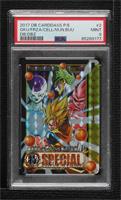 Son Goku, Freeza, Cell, & Majin Buu [PSA 9 MINT]