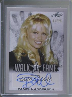 2017 Leaf Pop Century - Walk of Fame - Silver #WF-PA1 - Pamela Anderson /25