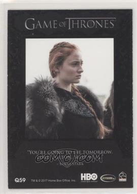 2017 Rittenhouse Game of Thrones Season 6 - The Quotable Game of Thrones #Q59 - Sansa Stark, Lord Varys, Tyrion Lannister, Missandei