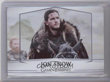2017 Rittenhouse Game of Thrones: Valyrian Steel - [Base] - Multi-Case Incentive Platinum #5 - Jon Snow /35