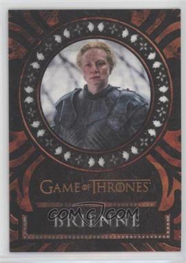 2017 Rittenhouse Game of Thrones: Valyrian Steel - Laser-Cut #L10 - Gwendoline Christie as Brienne of Tarth