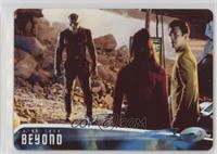 Sulu follows the power lines from... #/100