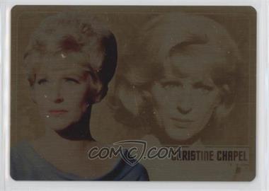 2017 Rittenhouse Women of Star Trek 50th Anniversary - Women of Star Trek Gold Metal #WS3 - Majel Barrett as Christine Chapel /100