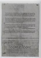 Declaration of Independence - William Ellery #/1