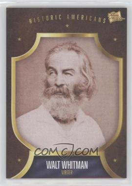 2017 The Bar Pieces of the Past - [Base] #112 - Historic Americans - Walt Whitman