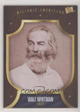 2017 The Bar Pieces of the Past - [Base] #112 - Historic Americans - Walt Whitman