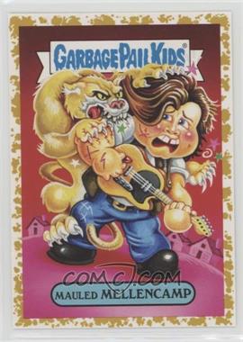 2017 Topps Garbage Pail Kids Battle of the Bands - Classic Rock Sticker - Fool's Gold #20b - Mauled Mellencamp /50