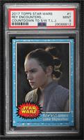 Rey Encounters Luke Skywalker [PSA 9 MINT] #/775