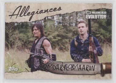 2017 Topps The Walking Dead Evolution - Allegiances #AL-6 - Daryl & Aaron