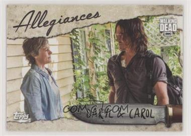 2017 Topps The Walking Dead Season 7 - Allegiances #A-2 - Daryl & Carol