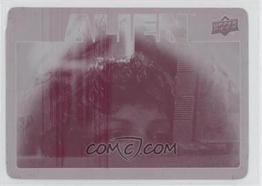 2017 Upper Deck Alien Movie - [Base] - Printing Plate Magenta Retro #85 - Ripley Ascends /1