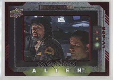 2017 Upper Deck Alien Movie - [Base] - Red Foil Modern #12 - Status Check /25