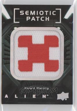 2017 Upper Deck Alien Movie - Semiotic Patches #SP11 - Hazard/Warning