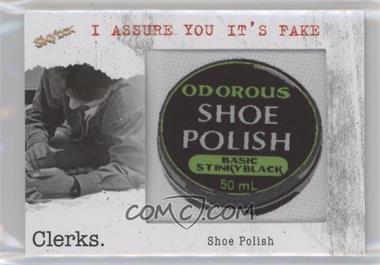 2017 Upper Deck Skybox Clerks - I Assure You It's Fake Manufactured Patches #FAKE-3 - Shoe Polish