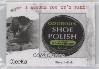 2017 Upper Deck Skybox Clerks - I Assure You It's Fake Manufactured Patches #FAKE-3 - Shoe Polish