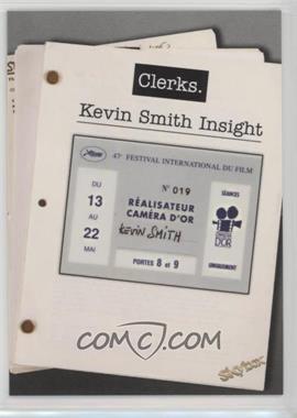 2017 Upper Deck Skybox Clerks - Kevin Smith Insight #IN-8 - Kevin Smith Insight