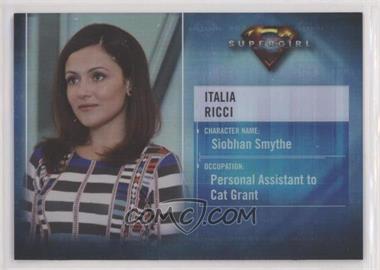 2018 Cryptozoic Supergirl - Characters - Rainbow Foil #CB7 - Italia Ricci as Siobhan Smythe