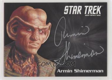 2018 Rittenhouse Star Trek Deep Space Nine Heroes & Villains - Silver Ink Autographs #_ARSH - Armin Shimerman as Quark