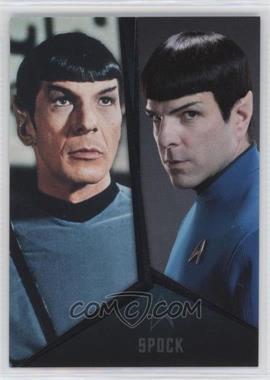 2018 Rittenhouse Star Trek: The Original Series Captain's Collection - Bridge Crew Duals #D2 - Leonard Nimoy, Zachary Quinto as Spock