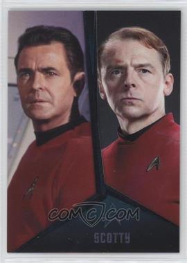 2018 Rittenhouse Star Trek: The Original Series Captain's Collection - Bridge Crew Duals #D4 - James Doohan, Simon Pegg as Scotty