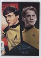 Walter Koenig, Anton Yelchin as Chekov